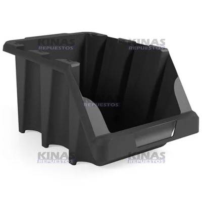 CAJA PLASTICA COLOR NEGRO Nº 7 GRANDE