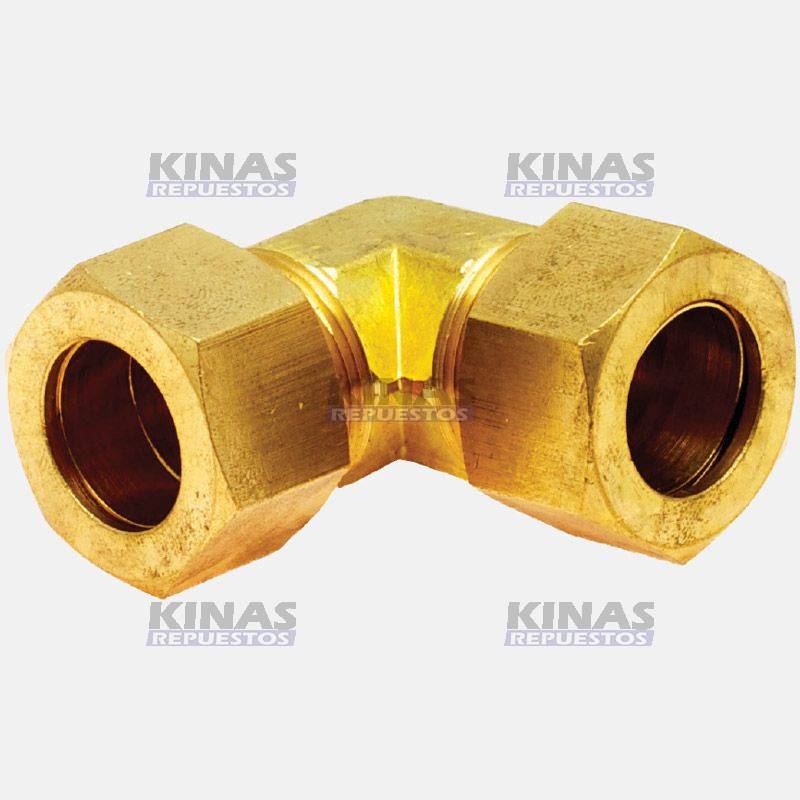 CONEXION CODO UNION HEMBRA ANILLA TUERCA 12MM