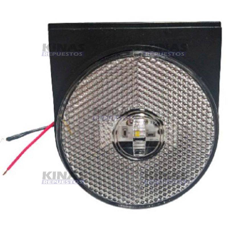 SENALERA LED LATERAL CARRETA 24V - CRISTAL (CABLE)