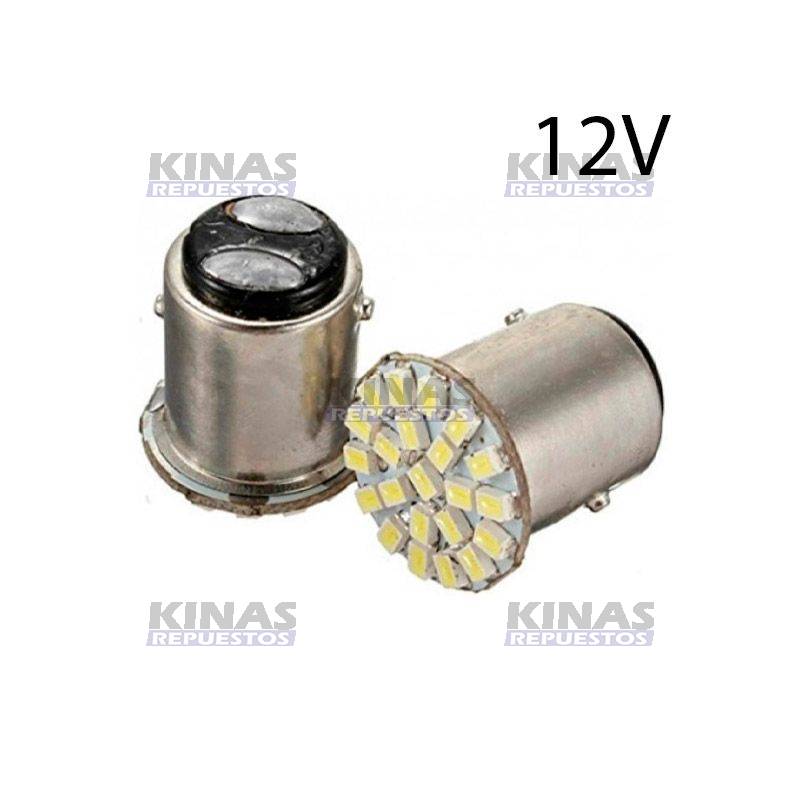 FOCO SENALERO LED 2POLO BLANCO 12V
