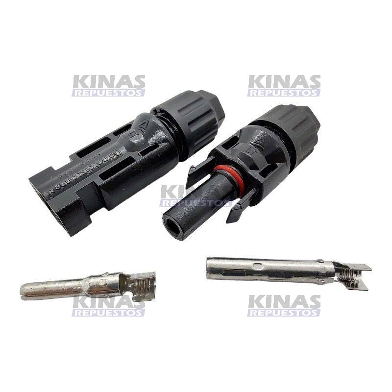 CONECTOR CABLE PAINEL SOLAR MACHO/FEMEA