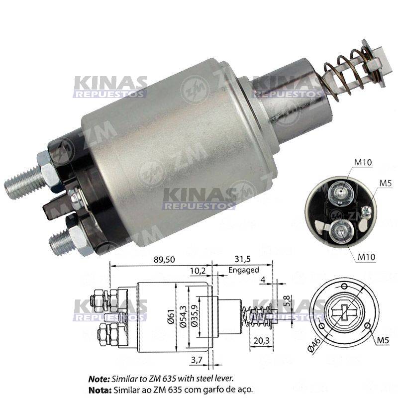 AUTOMATICO ARRANQUE MOTOR JF 24V MBB MOD NUEVO