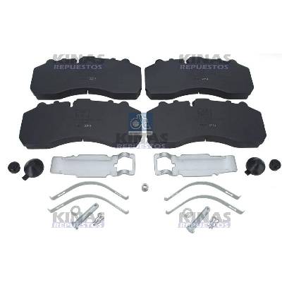 PASTILLA FRENO DEL/TRAS SCANIA 94/114/124/S4/S5/MBB