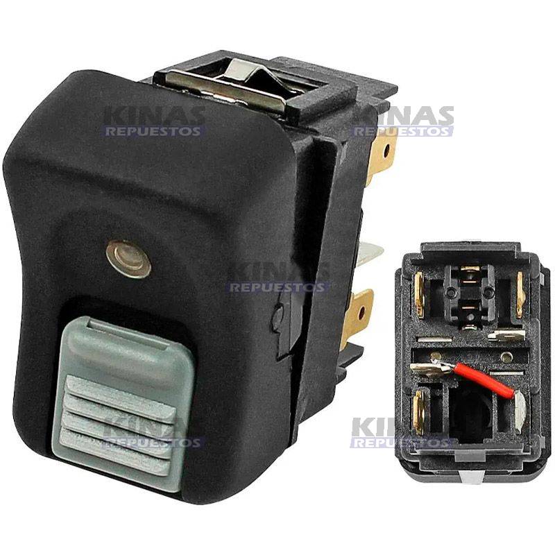 BOTON/INTERRUPTOR BLOQUEO DIFERENCIAL/BOMBA HIDRAULICA SCANIA P94/114/124/S4