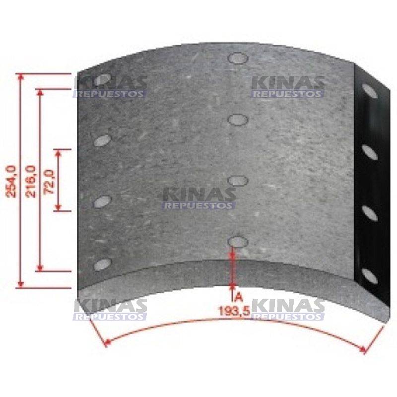 FIBRA FRENO TRASERO SCANIA 112/113 10