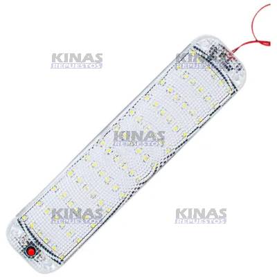 FARO LED ILUMINACION INTERNA 250MM 72 LED BIVOLT C/BOTON CAJA COCINA