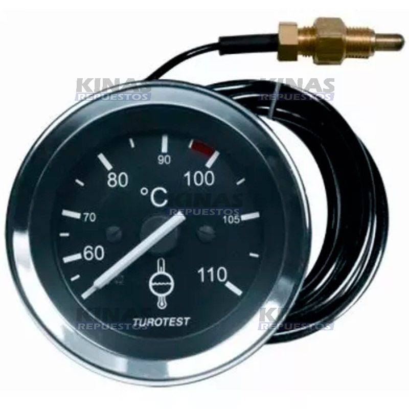 RELOJ TEMPERATURA REDONDO UNIVERSAL/SCANIA/MBB 112/113 60MM 4MTS