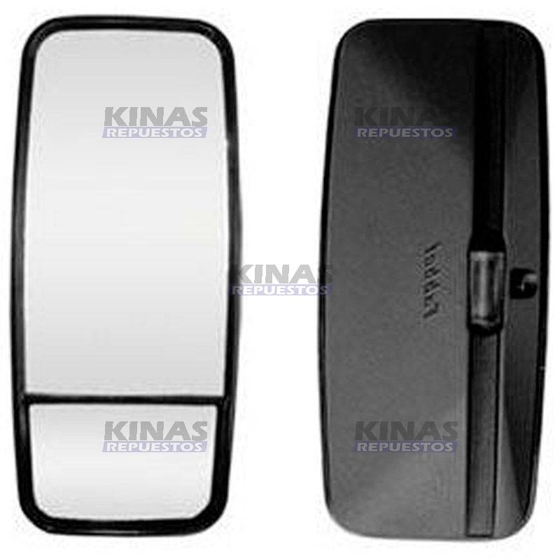 ESPEJO RETROVISOR PLANO DOBLE DER SCANIA 112/113 (BIFOCAL) 50X22