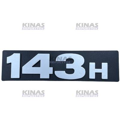 LETRERO EMBLEMA SCANIA 143 (143H)