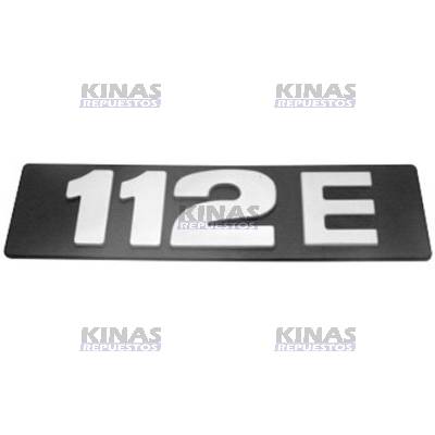 LETRERO EMBLEMA SCANIA 112 (112E)