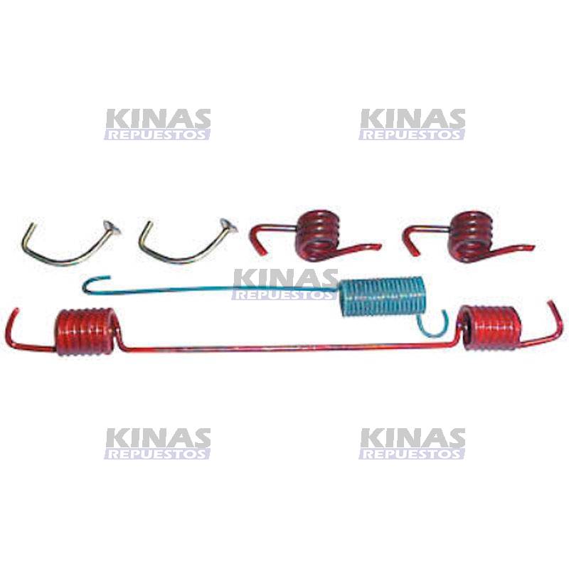 JG REPARO FRENO ZAPATA RESORTE TRAS F4000/D20/SILV/F250/F350