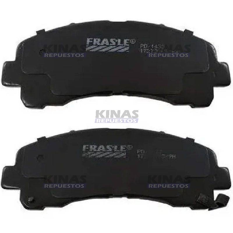 PASTILLA FRENO DELANTERO GM S10/TRAILBLAZER 4X2/4X4 2012/2016