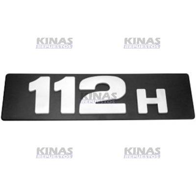 LETRERO EMBLEMA SCANIA 112 (112H)