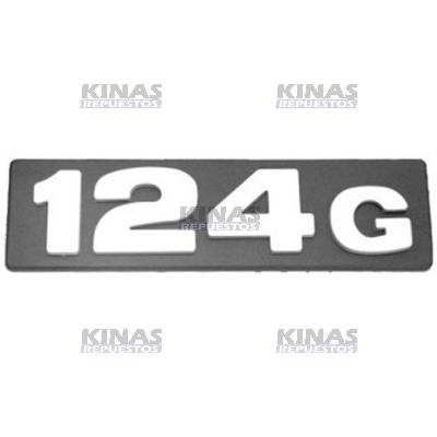 LETRERO EMBLEMA SCANIA 124/S4 (124G)