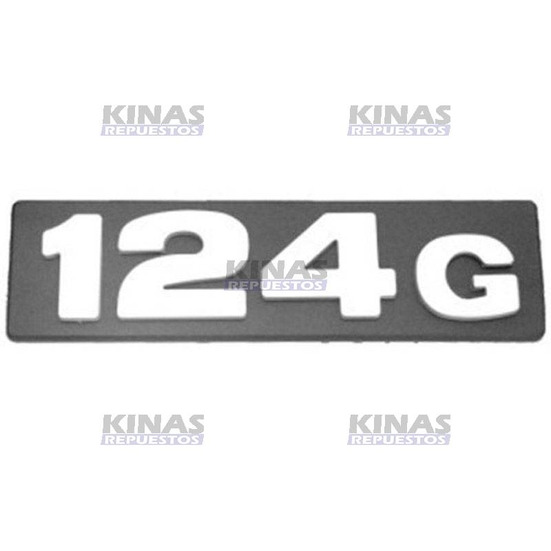 LETRERO EMBLEMA SCANIA 124/S4 (124G)