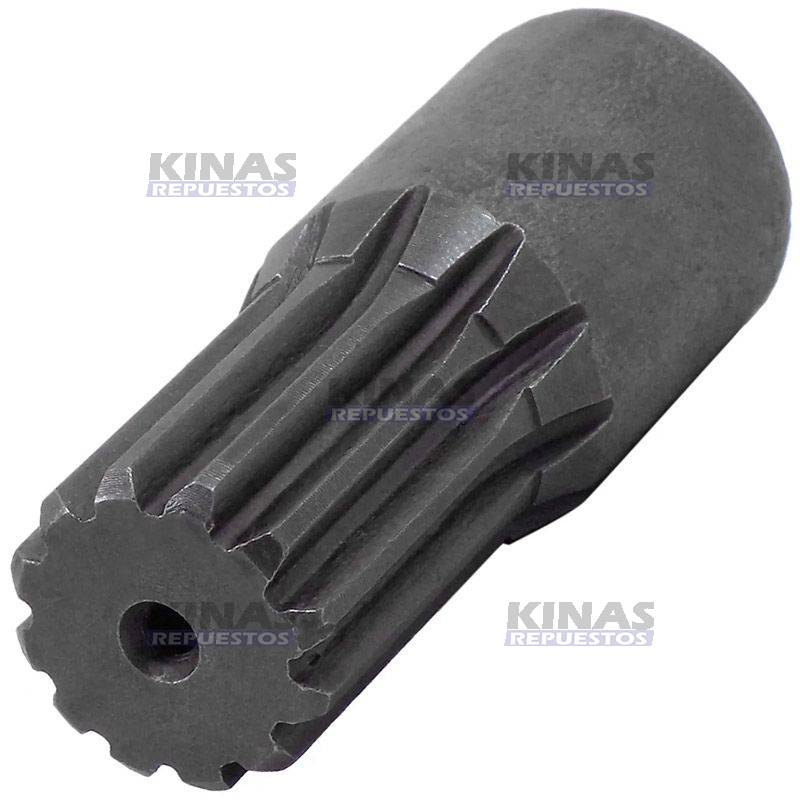 ACOPLE MACHO 12 ESTRIAS PUNTERA 32MM EXTERNO / 27MM ESTRIA (SOLDABLE) | 0503030237