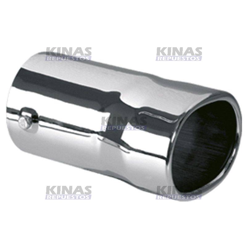 PUNTERA ESCAPE NIQUELADO CROMADO RECTO 4" 200MM | TC004A