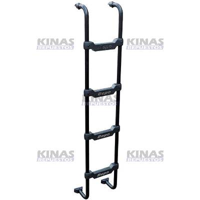 ESCALERA SCANIA NEGRA SC S4/S5 1460MM 4PASSOS | B004C