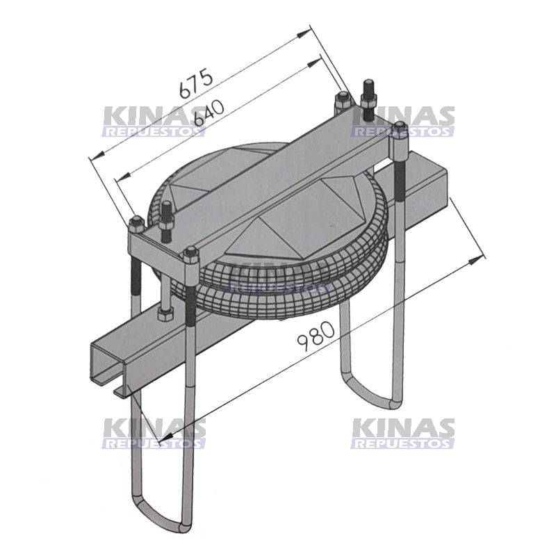 KIT ALZA EJE CARRETA GRANDE PRESION | 91010/4521/OL4521/OL145211