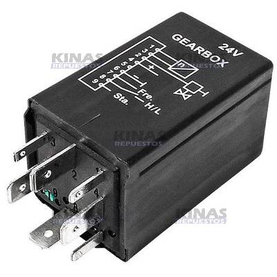 RELAY CAMBIO CAJA SCANIA 113/P94/114/124/S4 GR900 24V 8PERNOS | 1387022/042.191/1.21504/S01238DT