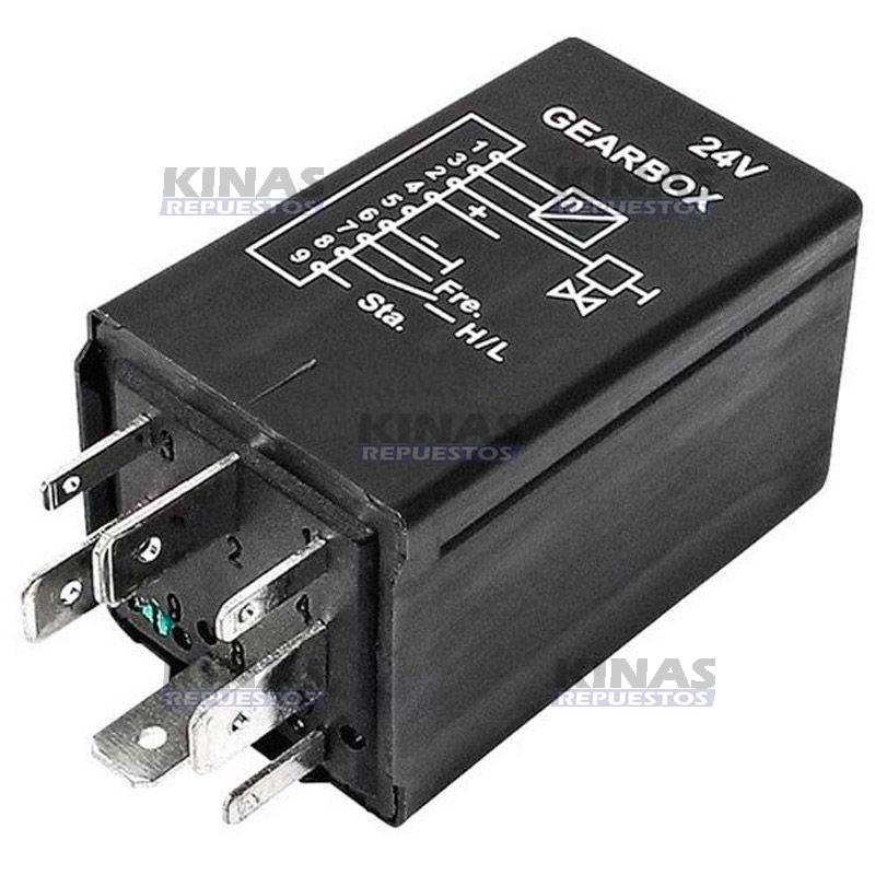 RELAY CAMBIO CAJA SCANIA 113/P94/114/124/S4 GR900 24V 8PERNOS | 1387022/042.191/1.21504/S01238DT