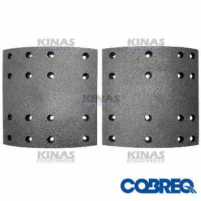 FIBRA FRENO CARRETA 8" 16F MODERNA X | C4533T-140/TH-204/DC333/L636/CA33 - X