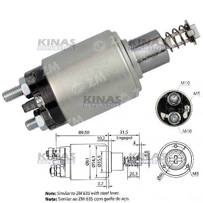 AUTOMATICO ARRANQUE MOTOR JF 24V MBB MOD NUEVO | ZM-536-24V