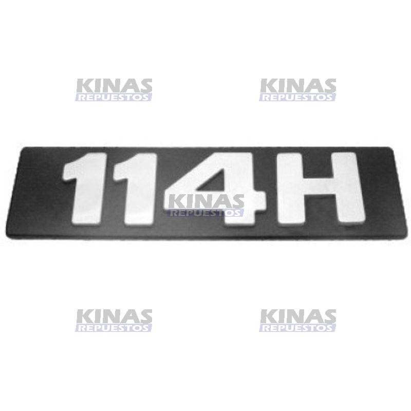 LETRERO EMBLEMA SCANIA 114/S4 (114H) | 1390309/1/SC114H