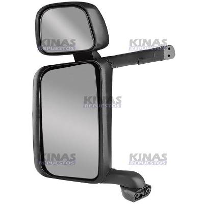 ESPEJO RETRO MANUAL S/DESEM Y AUX SCANIA P94/114/124/S4 IZQ (BRAZO ALUMINIO) | FB1522/2256918