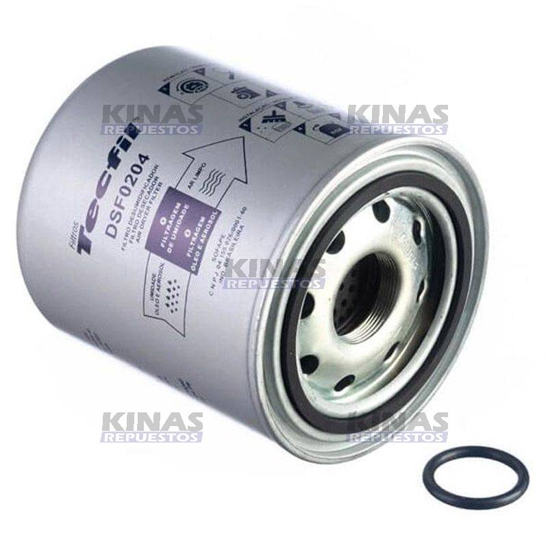 FILTRO SECADOR AIRE APU VOLVO/SCANIA P93 (PASSO FINO) GRIS | DSF-0204/ER3432/1.31809/1375997