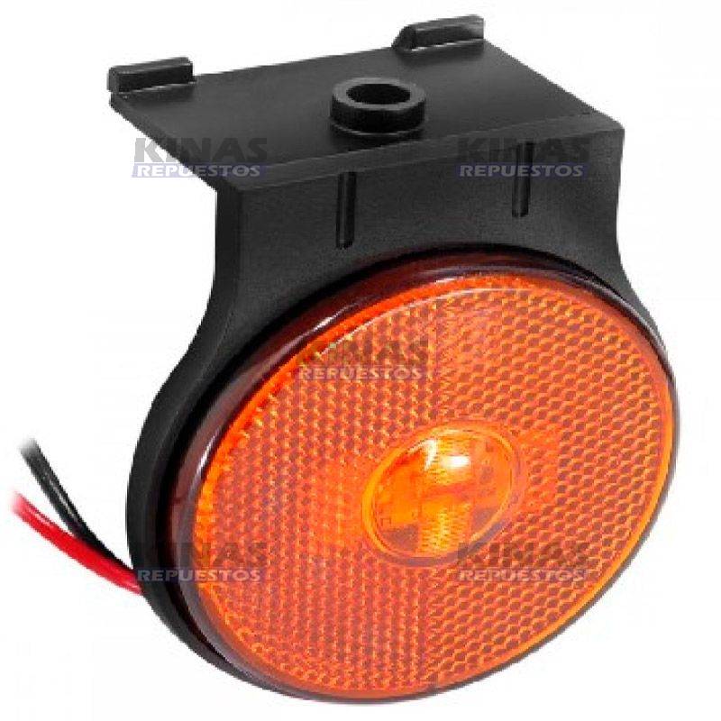 FARO SENALERA CARRETA NUEVA RANDON NARANJADO LED 12V/24V BIVOLTS C/CABLES | H37100