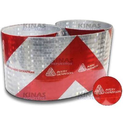 FITA/CINTA REFLETIVA PARAGOLPE TRASERO (INTERIZO) 2.4MT X 100MM | 2691
