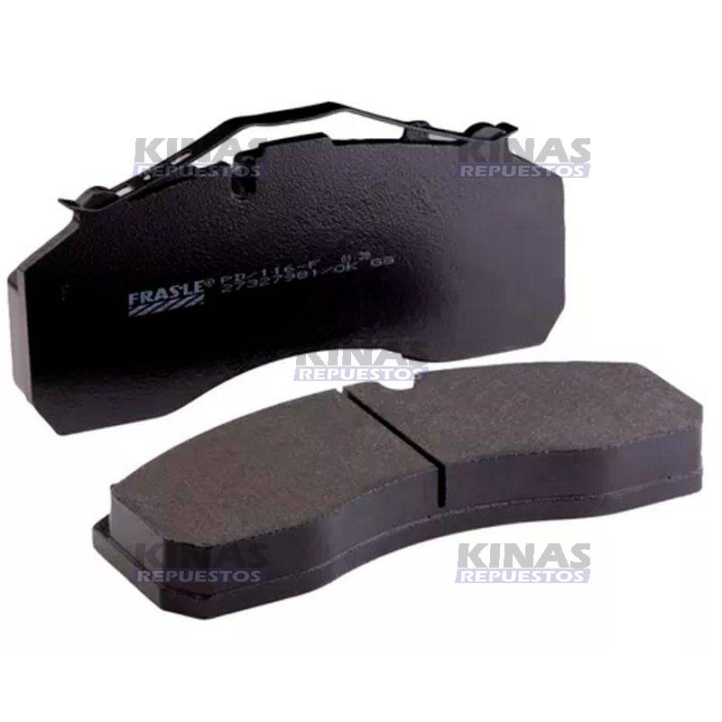 PASTILLA FRENO DELANTERO/TRASERO SCANIA P94/114/124/S4/S5/MBB | PD116/4.90930/RCPT0501/N1520/1856108