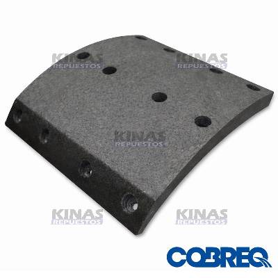 FIBRA FRENO SCANIA 112 7P 12 AGUJEROS 8PZ X | DC723/L107/TH-12/C0461-140 X