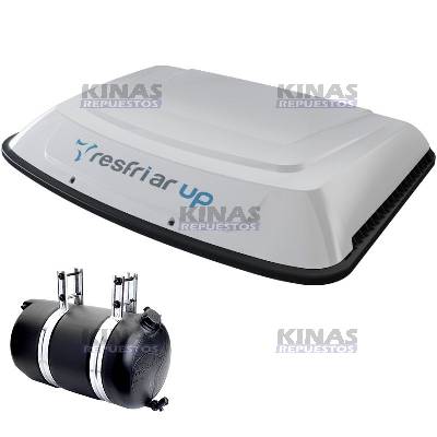 CLIMATIZADOR 12V SLIM S/LED 2 BOMBAS C/RESERVATORIO REDONDO | 600R6C