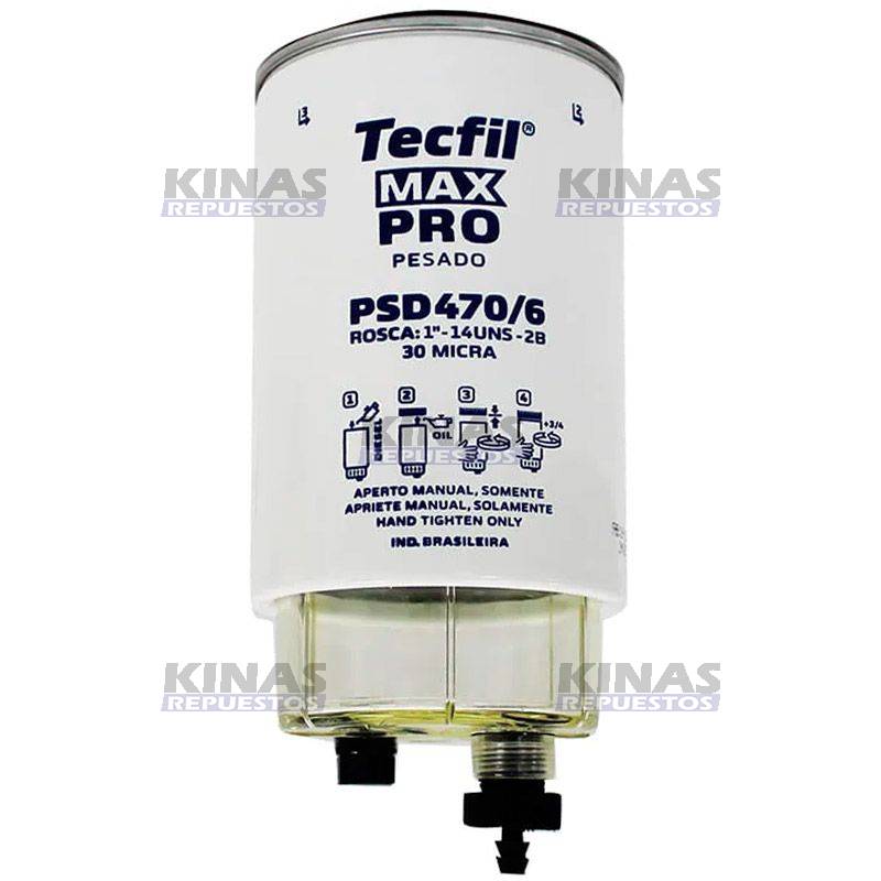 FILTRO SEPARADOR AGUA VOLVO VM330 2012/SCANIA 112 C/VASITO | PSD470/6