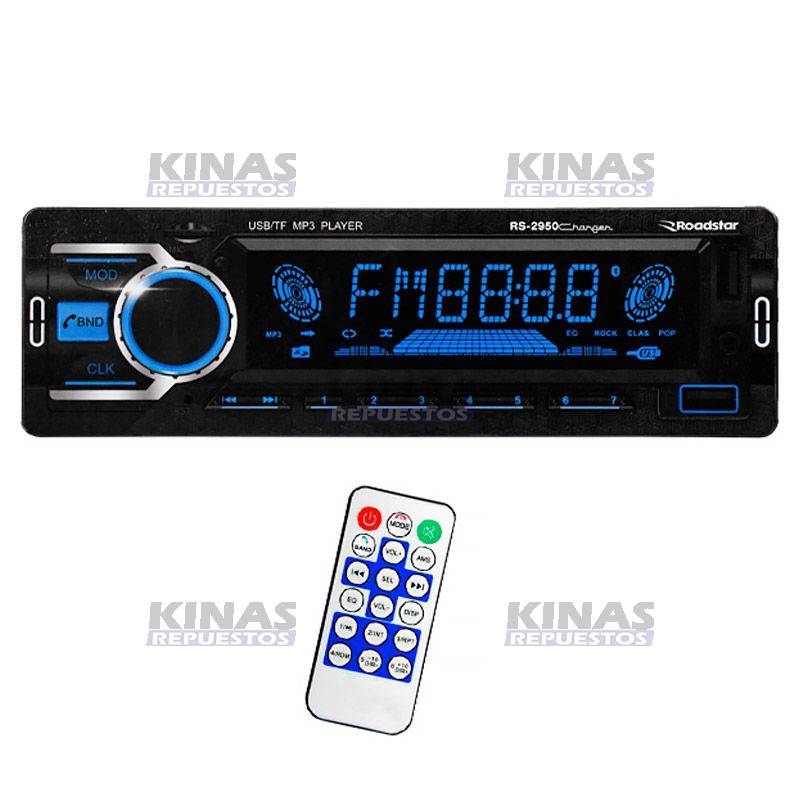 RADIO AUTOMOTIVO CAR BLUETOOTH/USB/SD/FM 4X60W | 8527.21.00/127253-7