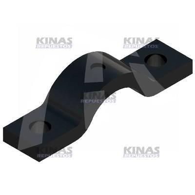 MANCAL PERNO BALANZA CARRETA 50MM TIPO MEDIALUNA SOLDABLE GUERRA | OL1431