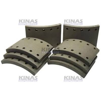 FIBRA FRENO TRUCK MBB 1113/1313 5.1/2 RECTA 10 AGUJEROS STD | L-378/DUR-4195B STD