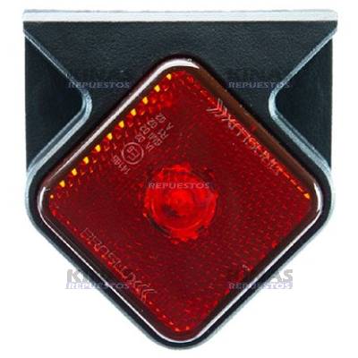 SENALERA LED LATERAL CARRETA 24V 62MM - ROJO (ENCHUFE) | 8961.82.302