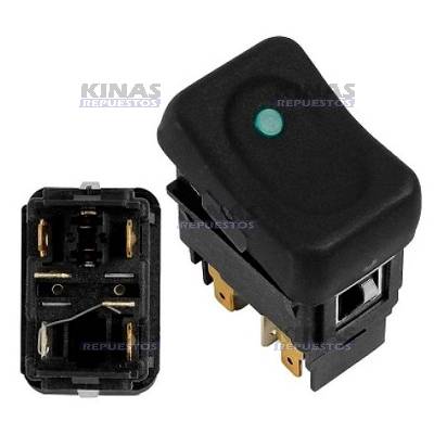 BOTON/LLAVE INTERRUPTOR  FARO AUXILIAR UNIVERSAL SCANIA 113/94/114/124/S4 | 1488066/353621/044.219/1.21151