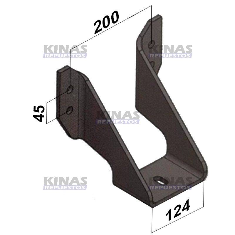 SOPORTE FIJACION SUSPENCION ALZA EJE TRUCK SCANIA 112/113 | THO 80162/12034