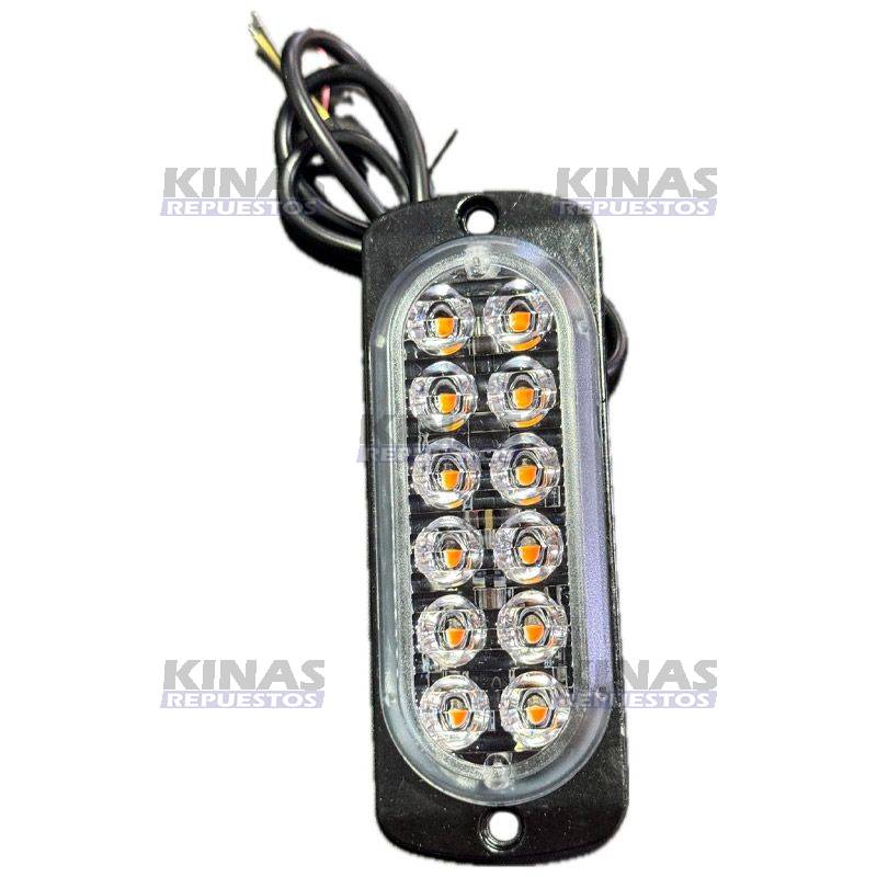 LED PISCA/ALERTA NARANJADO 12/24V P/PLANCHA (PAR) | 360