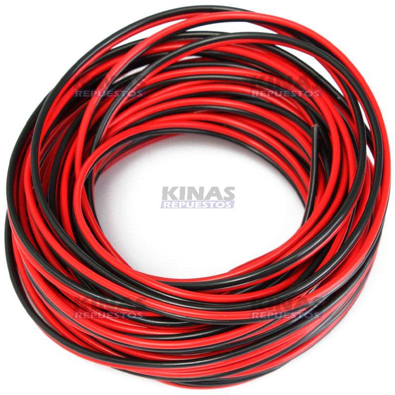 CABLE BICOLOR 2 X 2MM (ROJO/NEGRO) | 8543