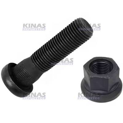 PRISIONERO TRASERO SCANIA S5 7/8X96MM/106MM (LLANTA ALUMINIO) | BZ-0871/1868668/30.780.14/3078014