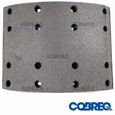 FIBRA FRENO DELANTERA SCANIA 113/124 7" 16F 4P STD | L308/TH180/DC729/SV229/0712-140 STD