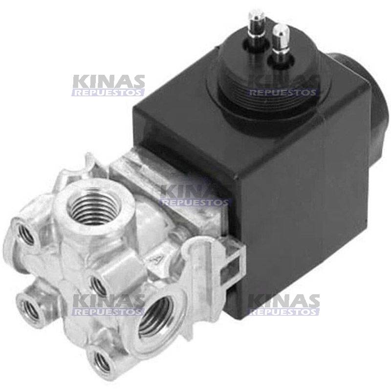 VALVULA SOLENOIDE SUSPENENCION/TRANSFERENCIA ALTA/BAJA SCANIA 112/113 24V | 712179C/2038653/1.13078/525090