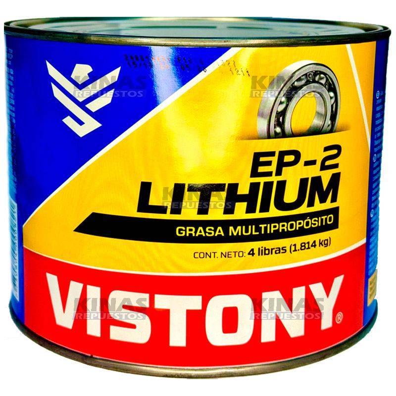 GRASA LITHIUM MULTIPROPOSITO AMARILLO 1,8KG | TAP EP-2/1100093