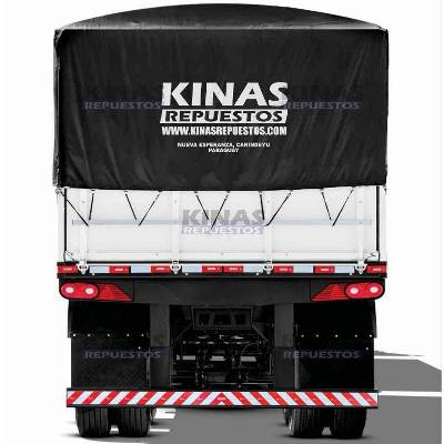 LONA/CARPA CARRETA 8.40 X 4.20 MTS NEGRO (LOGO KINAS) | 8.40 X 4.20