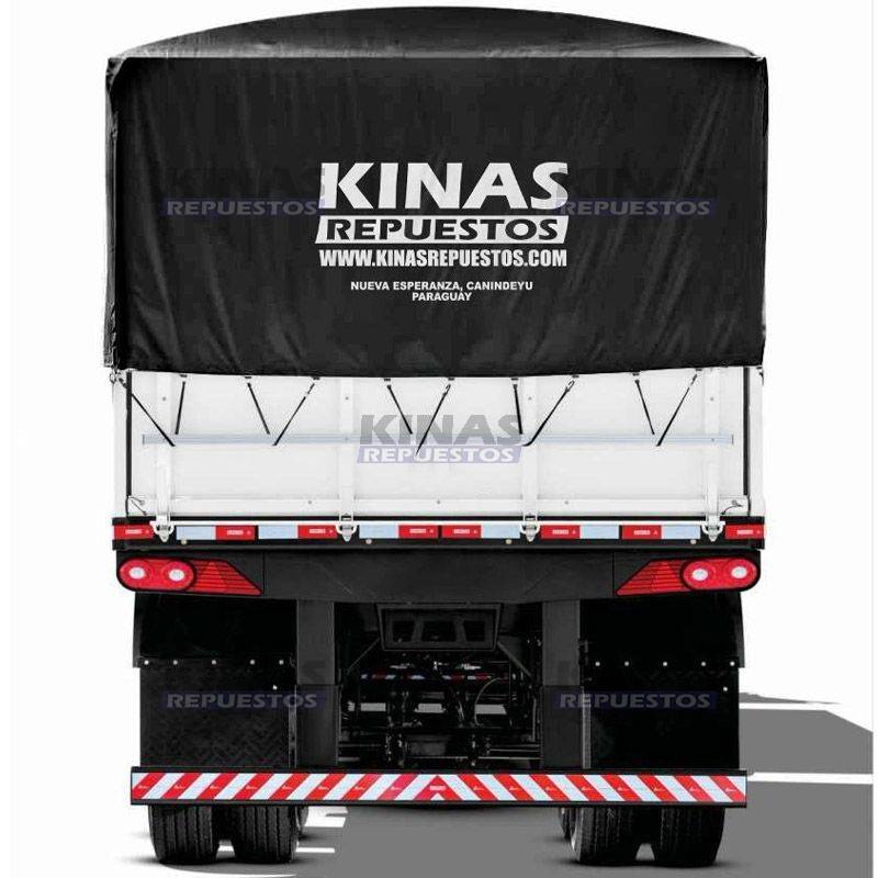 LONA/CARPA CARRETA 8.40 X 4.20 MTS NEGRO (LOGO KINAS) | 8.40 X 4.20